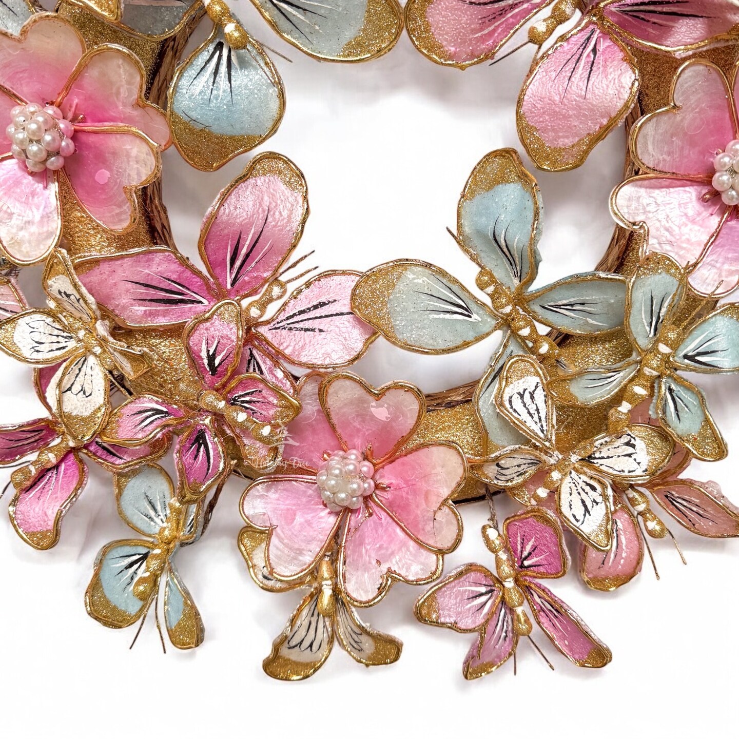 Shimmering Butterfly Wreath - Spring, Easter, Summer Wreath