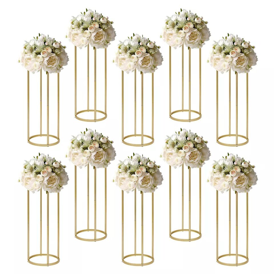 Metal Flower Stand Vase Column Stand Wedding Flower Stand Wedding Centerpieces