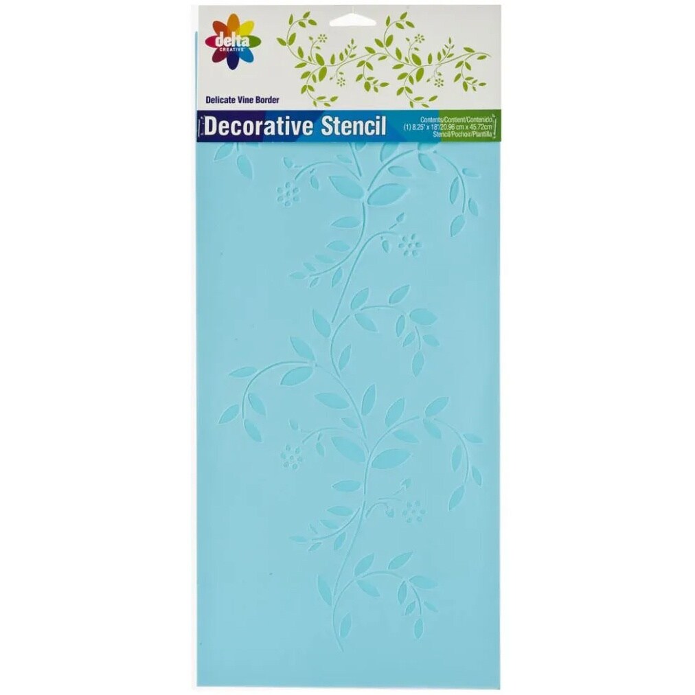 Delta Stencil Magic Decorative Stencils-Butterflies &#x26; More 5.25&#x22;X13&#x22;