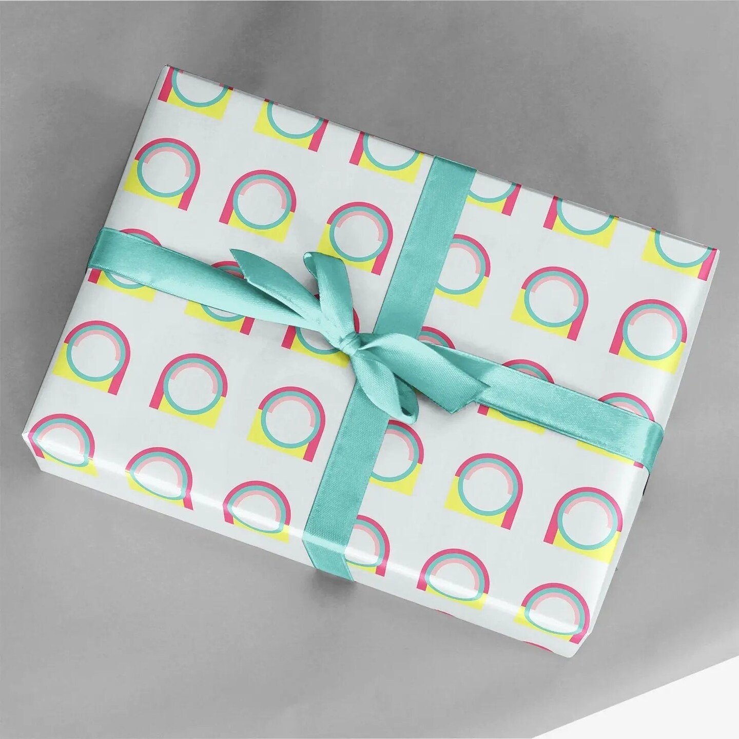 Geo Deco Miami Arch Gift Wrap