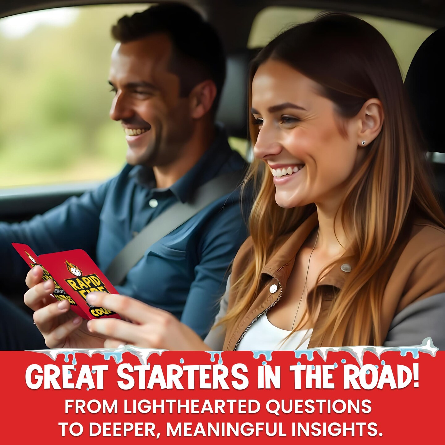 Rapid Fire Conversation Cards Game for Couples I 95 Cards