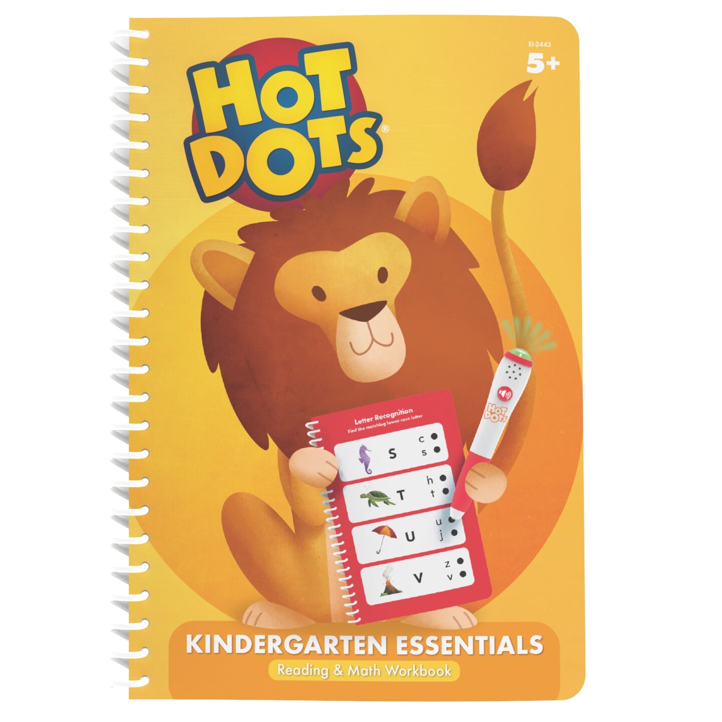 Hot Dots&#xAE; Kindergarten Essentials Reading &#x26; Math Workbook