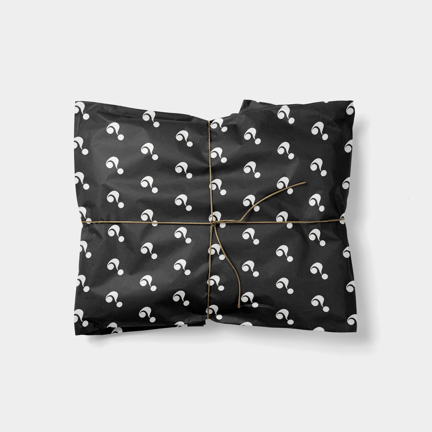 Surprise Question Mark Gift Wrap