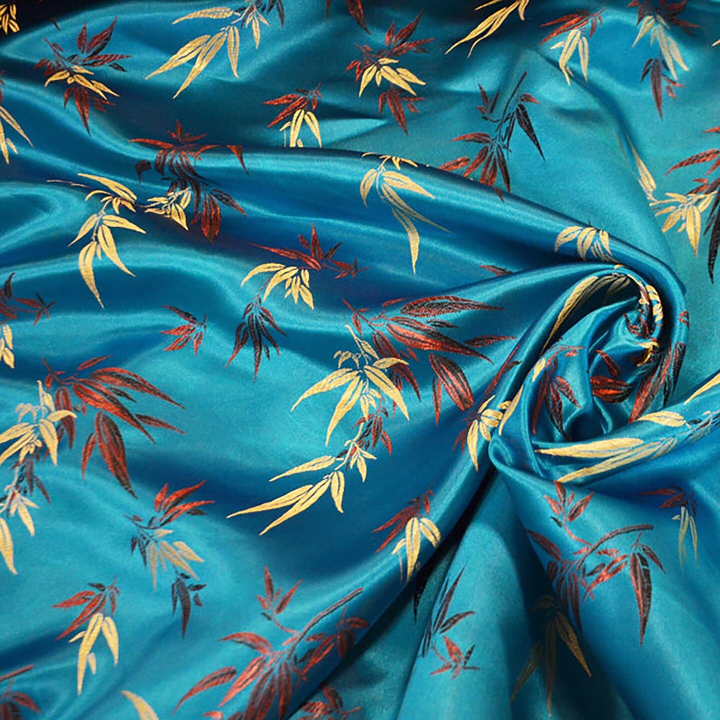 Oriental Bamboo Brocade Fabric 45" Wide 100% Polyester Dry Clean