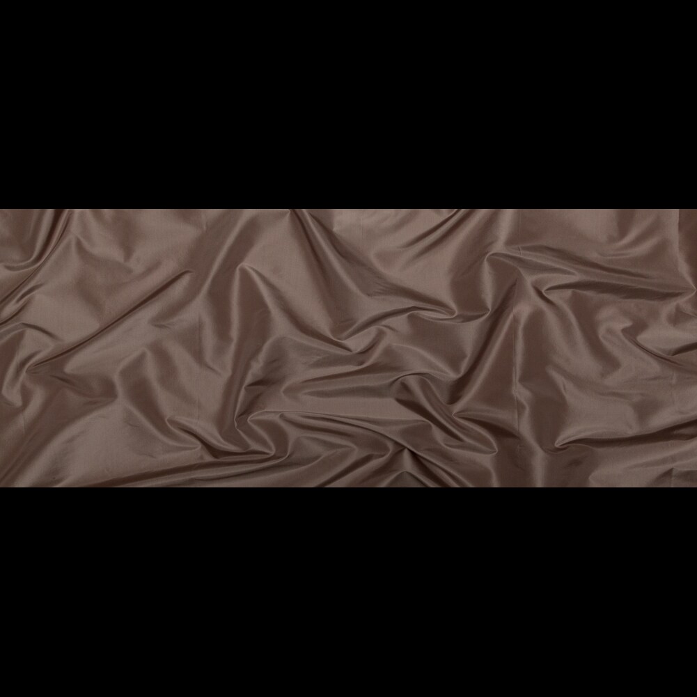 1 Yard Warm Gray Silk Taffeta Solid Fabric for Couture Dresses and Evening Wear