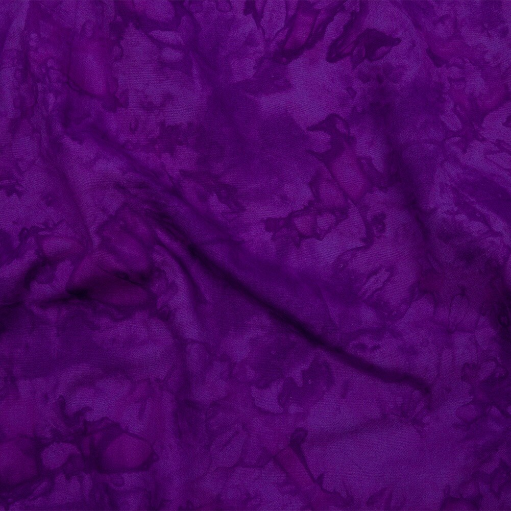 1 Yard Island Batiks Foundation Basics Purple Abstract Quilting Cotton