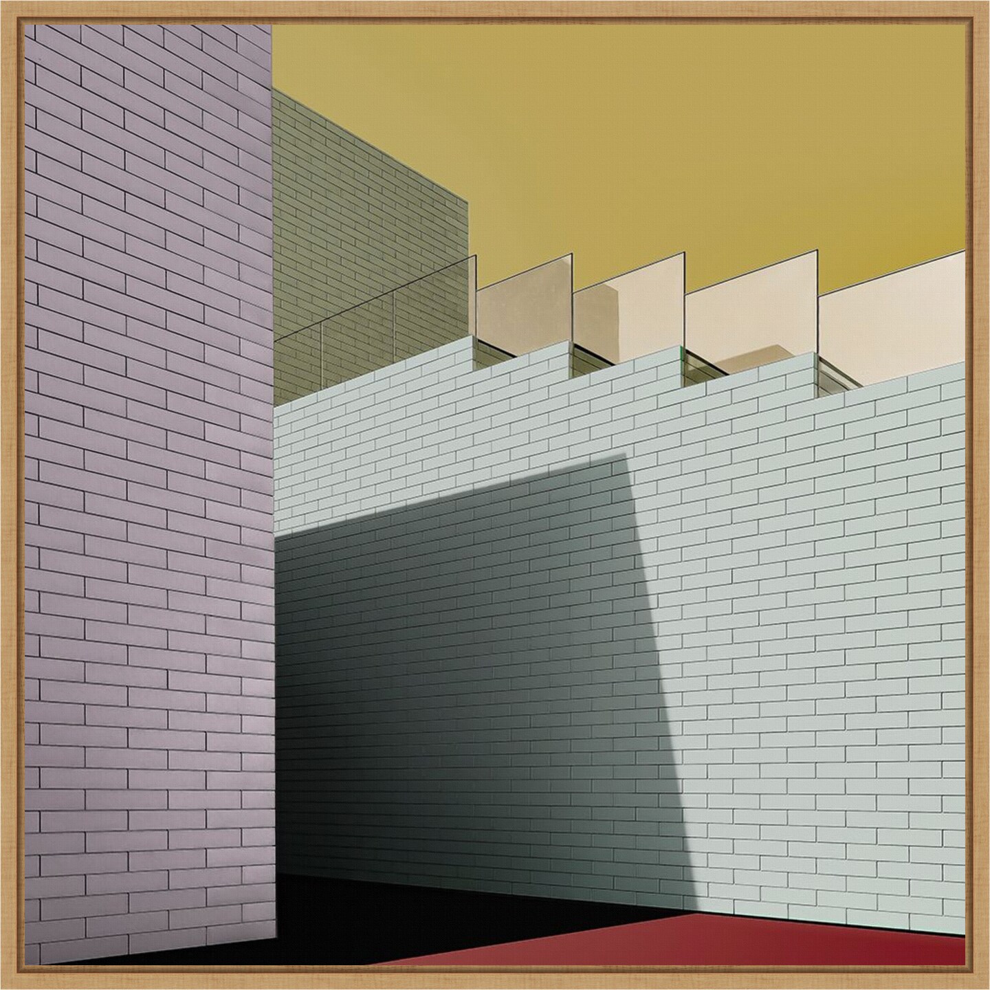 Schuster - Urban Abstract by Inge Schuster Framed Canvas Wall Art