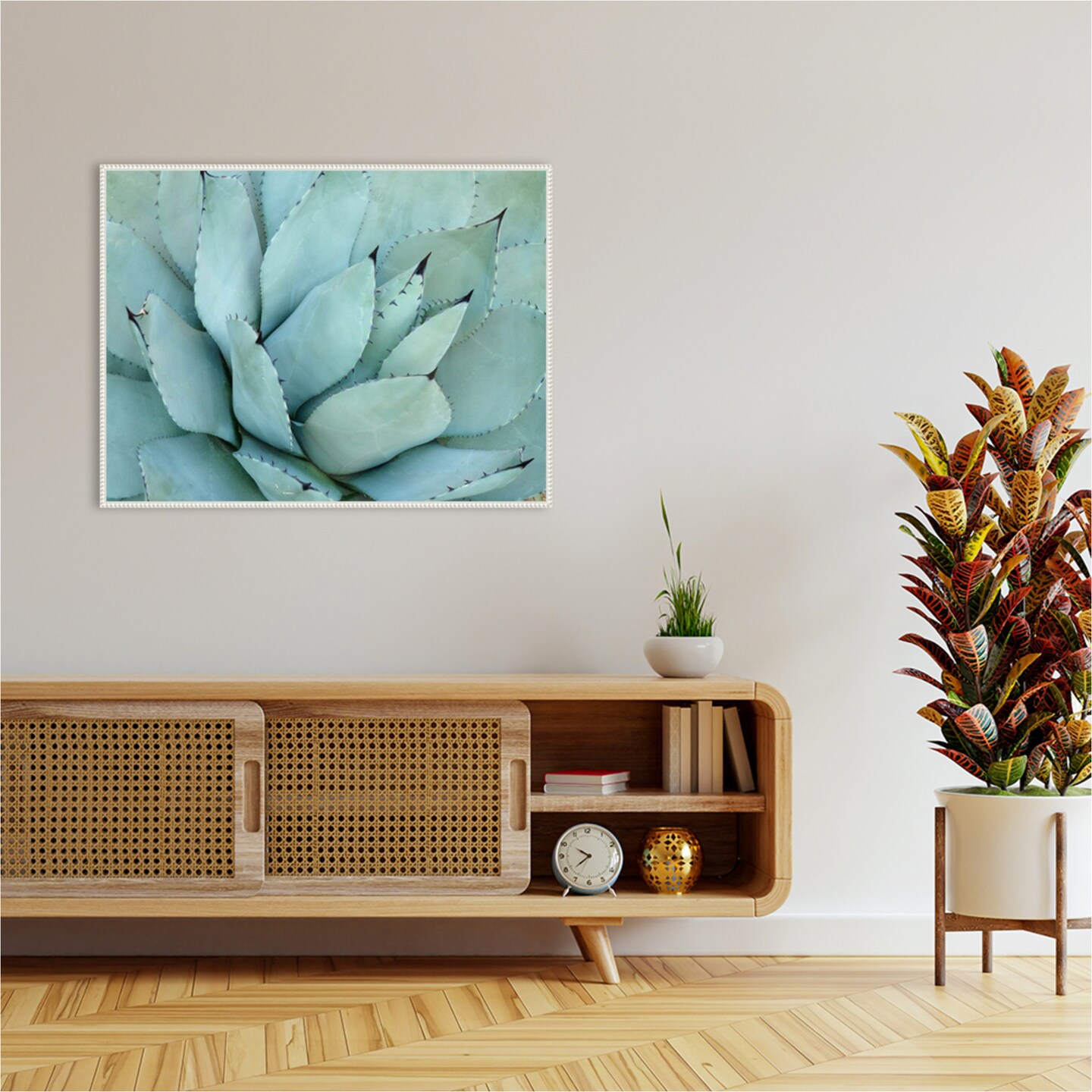 Agave Detail IV by Brittany Evans Framed Canvas Wall Art