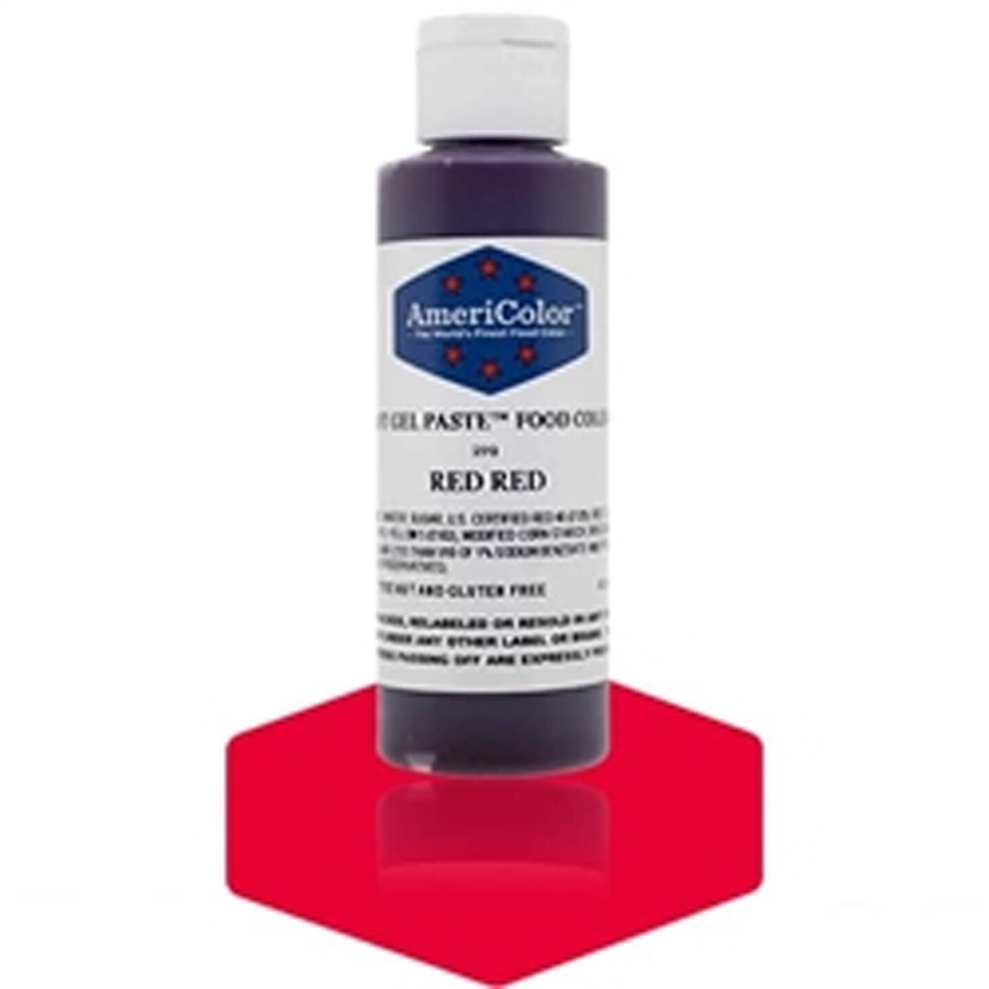 Red Red Soft Gel Food Color AmeriColor 4.5 Ounces