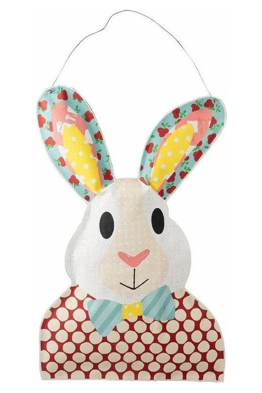 Vintage Bunny Door Hanger Burlee
