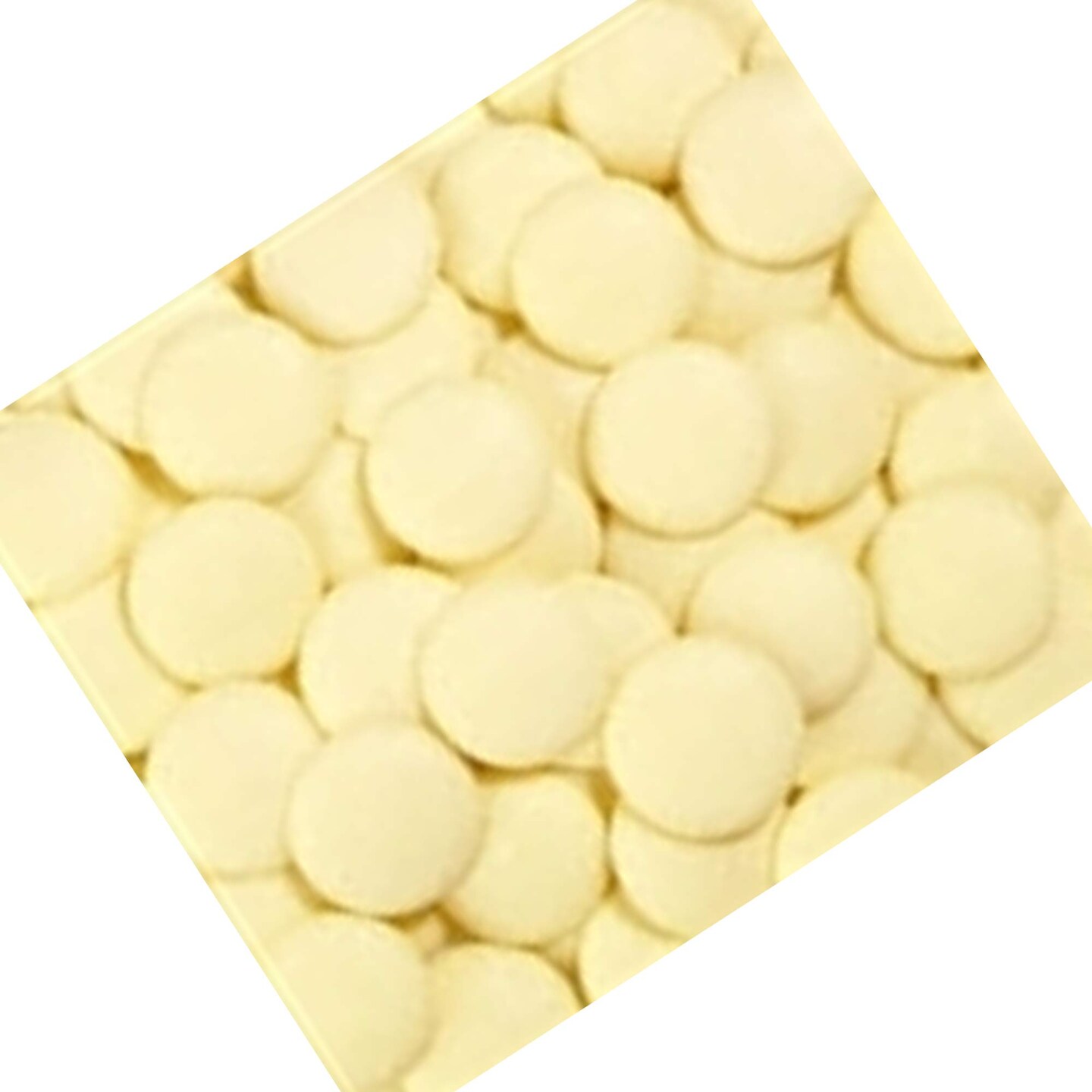Guittard White Vanilla Flavored A&#x27;peels Melts 1 Pound