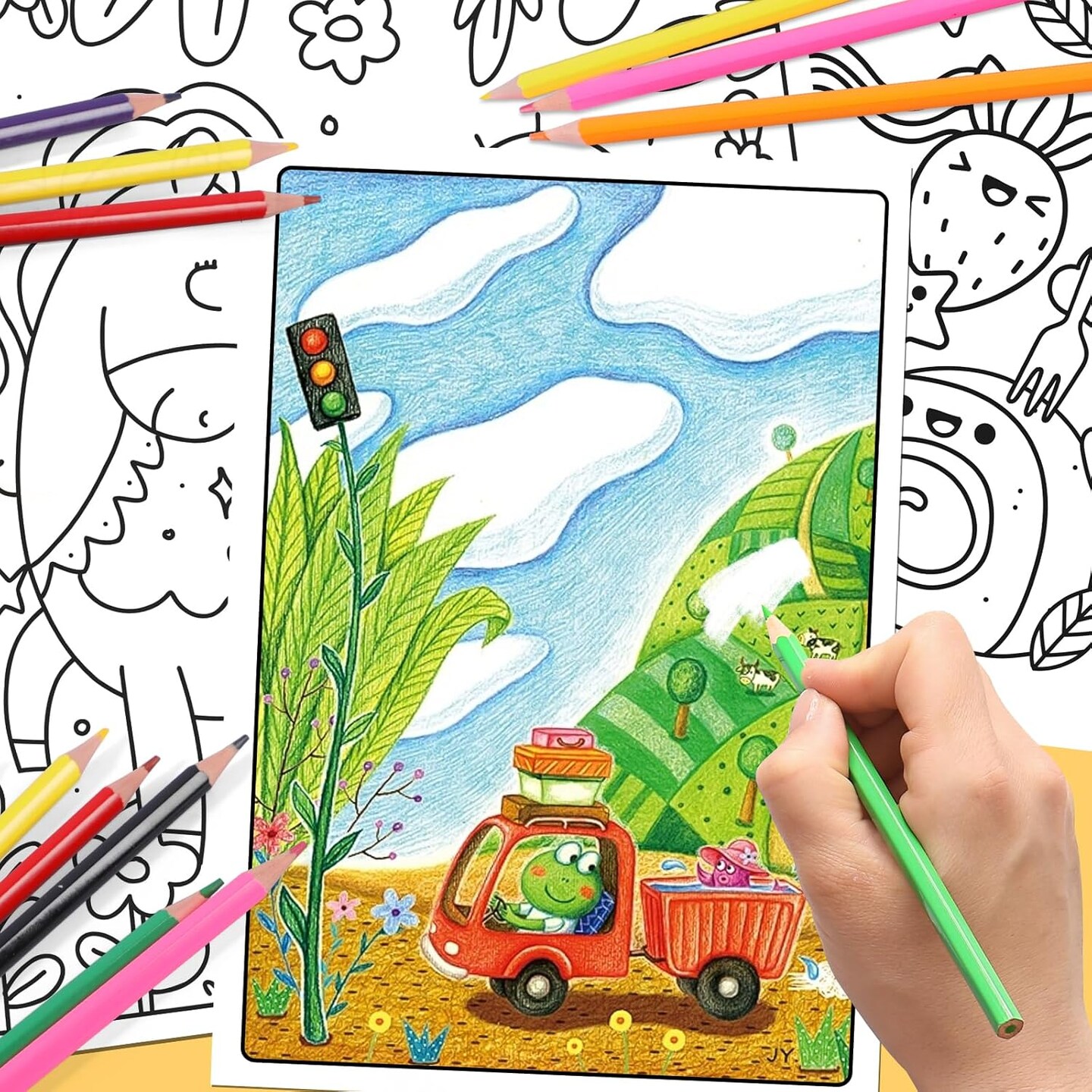 240 Packs Colored Pencils Bulk Classroom, Colored Pencils for Kids 12 Assorted Colors, Coloring Pencil Set Plus 24 Sharpeners, Pre-sharpened Color Pencils