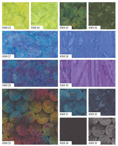 Echo Batiks Fat Quarter Bundle by Moda for Moda (4369AB)