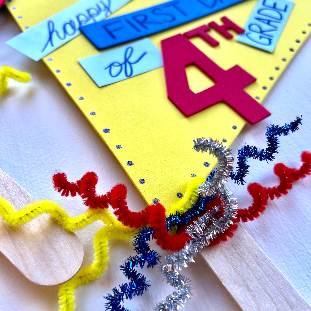 Kids Club: First Day of School Pennants