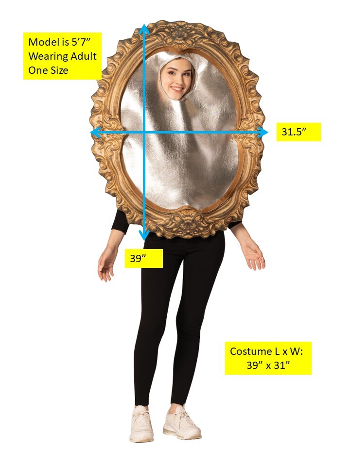 Mirror Halloween Costume, Adult One Size