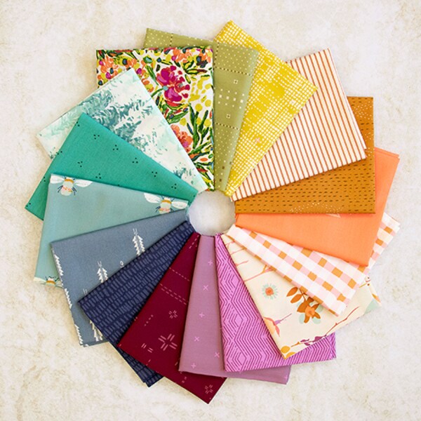 Sewcialites Fat Quarter Bundle in Thrive Edition Curated by Brooke Shankland by AGF Studio for Art Gallery (CBSFQ607)