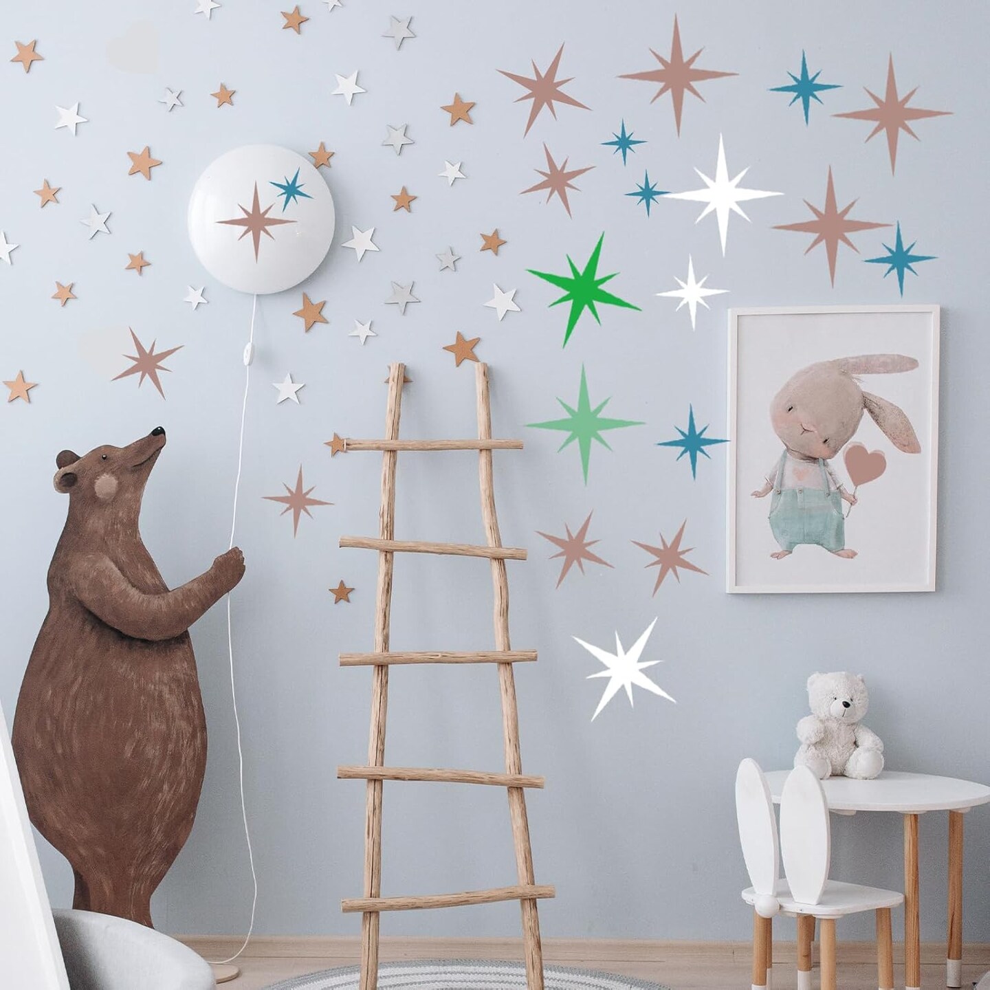 16 PCS Octagonal Star Stencils - Different Sizes for Painting Template, 5 Point