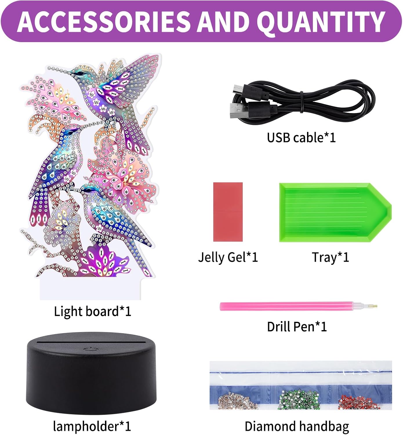 Diamond Painting Night Light