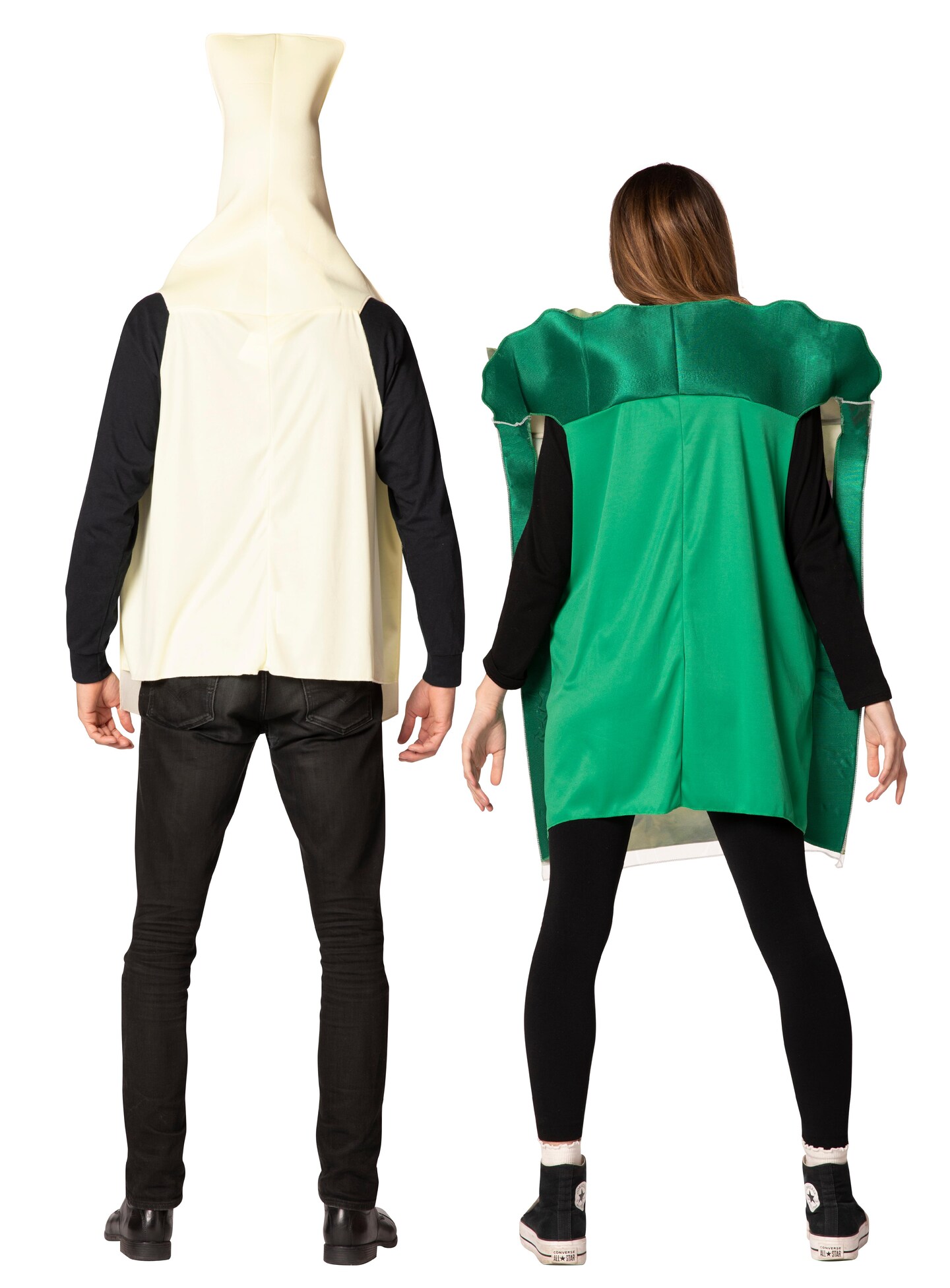 Caesar Salad Bag &#x26; Caesar Dressing Couples Halloween Costume, Adult One Size