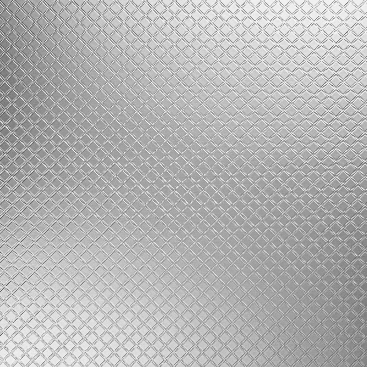 ANTIQUE DIAMONDS SILVER Foil Cardstock - 12x12 Matte Foil - Encore