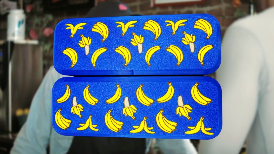 Heated Rivalry Inspired “Kip Grady” Banana Pattern Hardshell Glasses ...