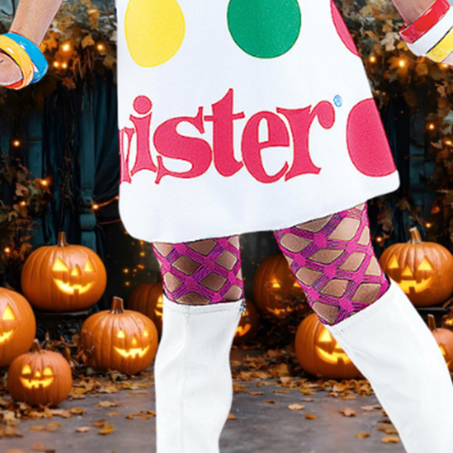 Girls Twister Licensed Dress Costume With Matching Hat
