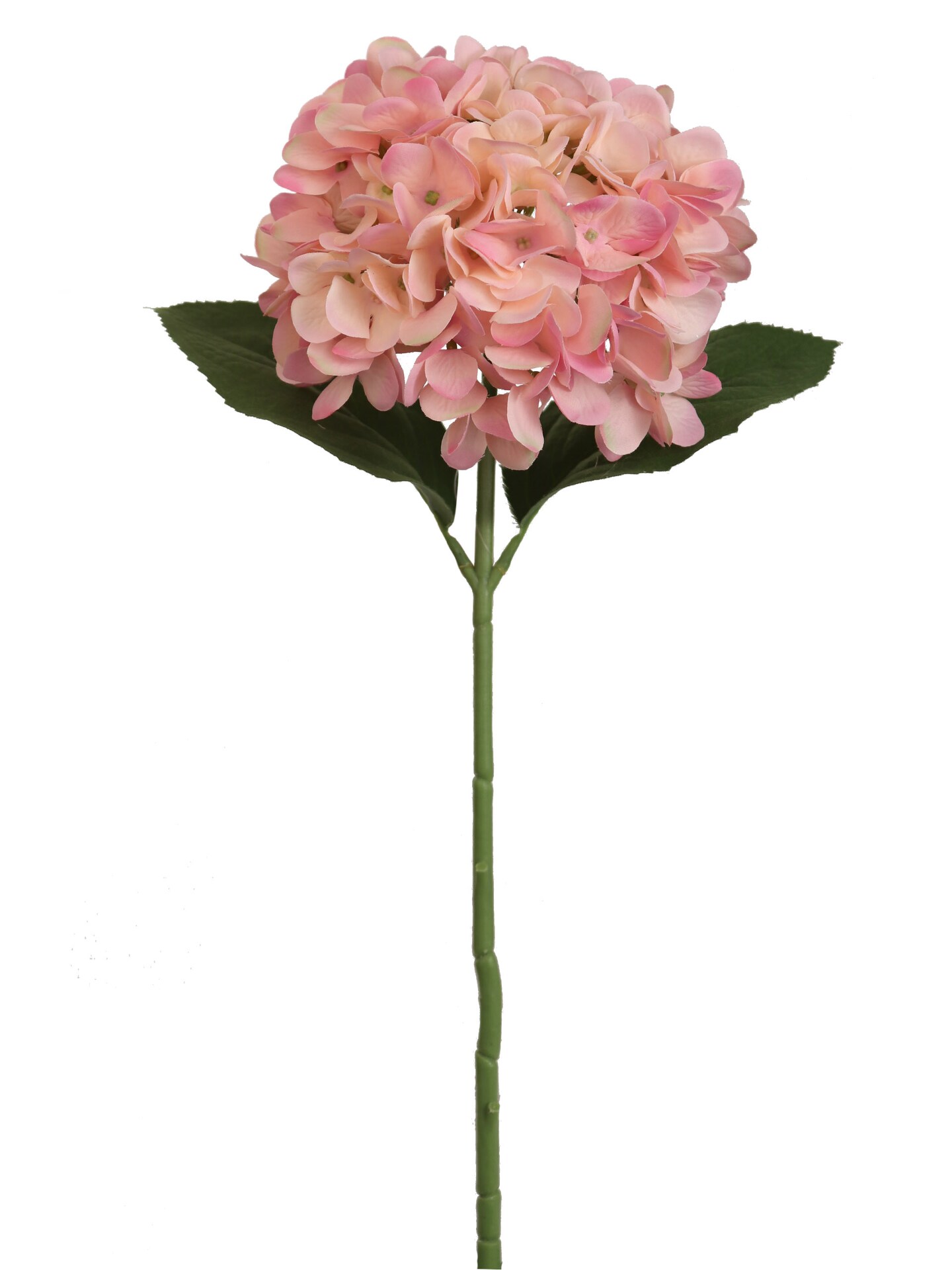 12-Pack: Pink Hydrangea Stem with Lifelike Silk Foliage, Floral Home by Artificial Flowers