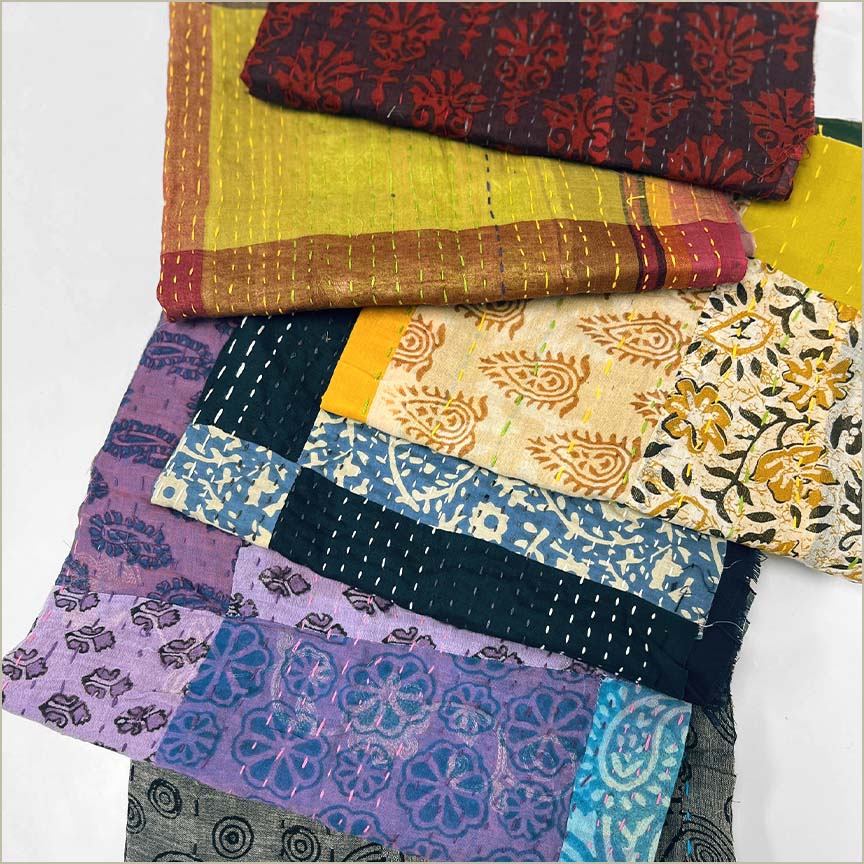 Kantha Fat Quarter Bundle by  for Windham (FATQKAN1-X Multi)