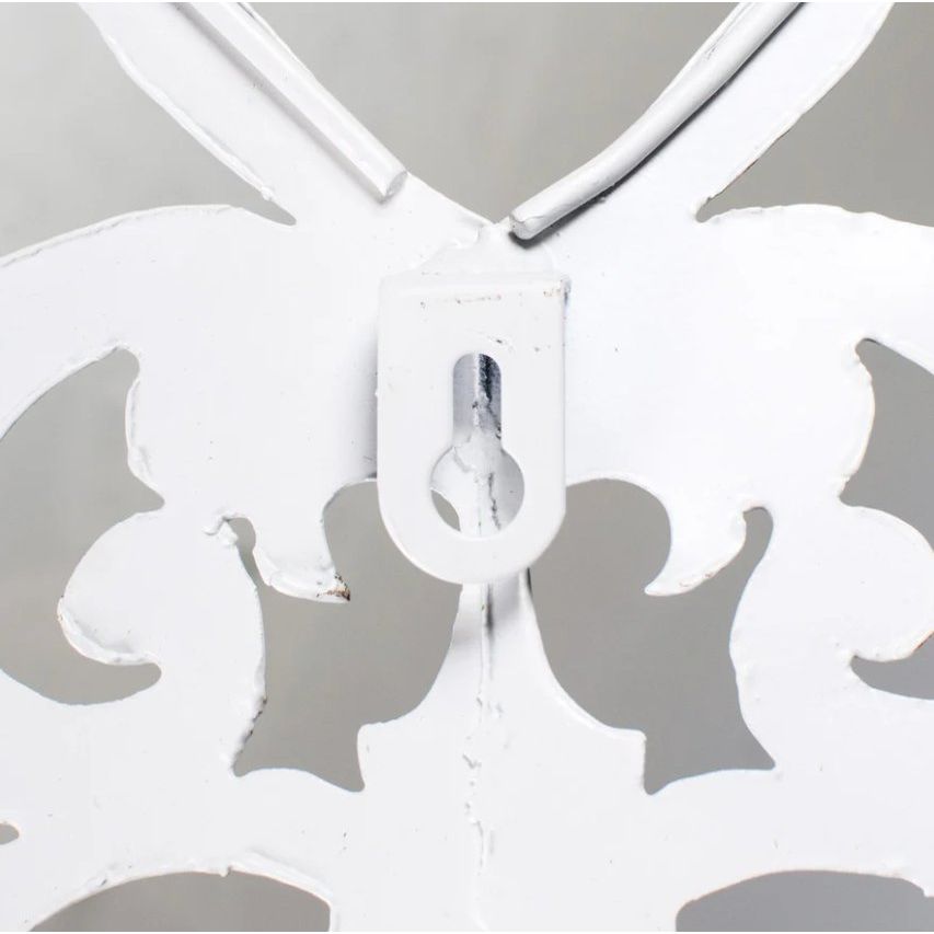 24&#x22; Metal Filigree Angel Wings: Light Blue