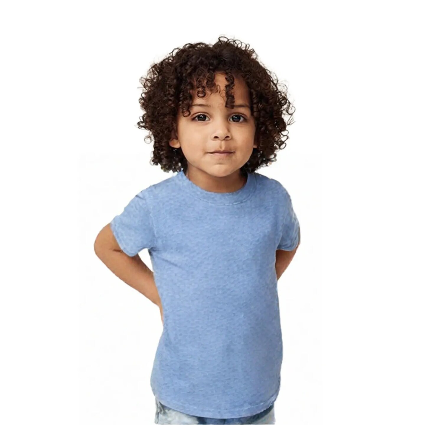 BELLA + CANVAS Toddler Triblend Crewneck Short Sleeve Lightweight Soft Jersey T-Shirt For Everyday Wear