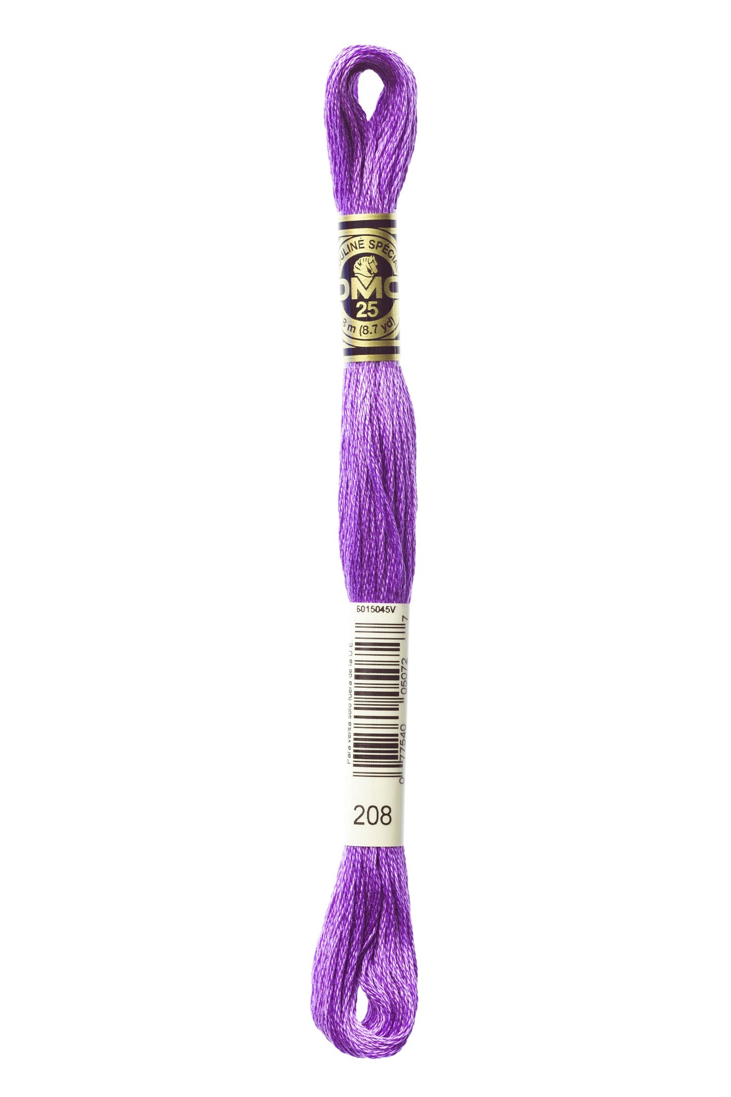 DMC® - 208 -- (Purple Pansy)-- Six-Strand Embroidery Floss Skein