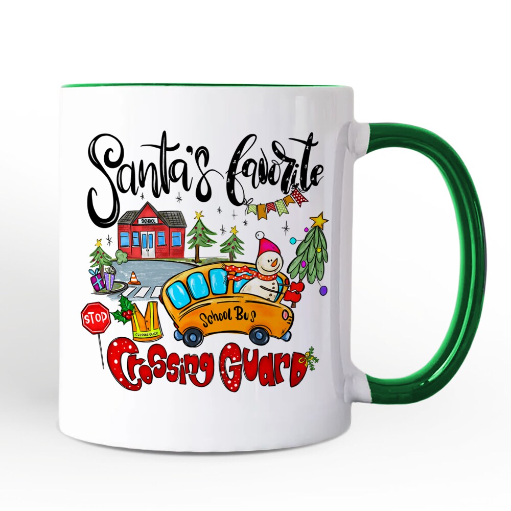 Santa's Favorite Crossing Guard Mug, School Patrol Appreciation Gift