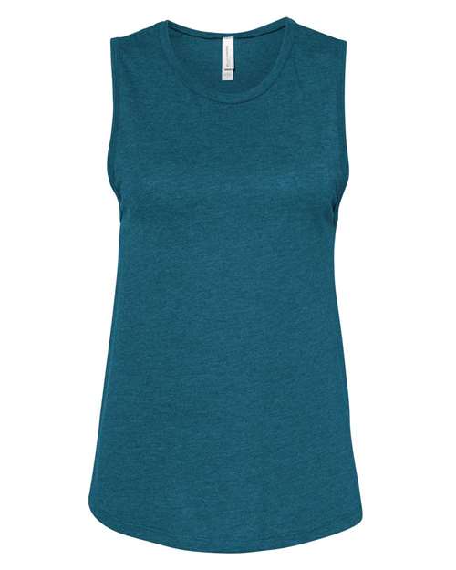 BELLA + CANVAS Women’s Jersey Muscle Tank Fit Sleeveless Top for Casual Wear
