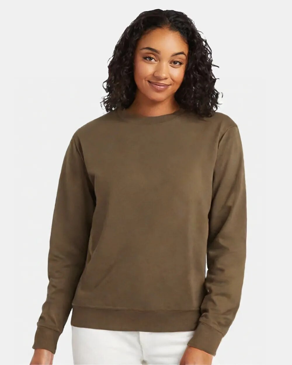 Hanes Unisex EcoSmart Fleece Crewneck Sweatshirt For Casual Wear