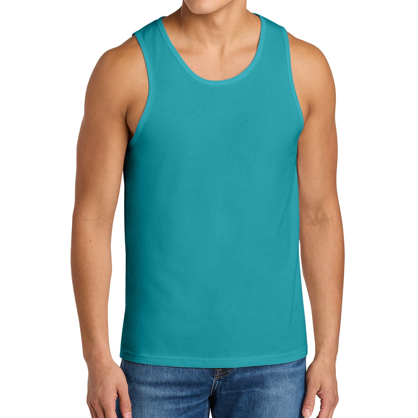 Next Level Men’s Cotton Muscle Tank, Casual Sleeveless Tank Top Blanks for DIY Crafting