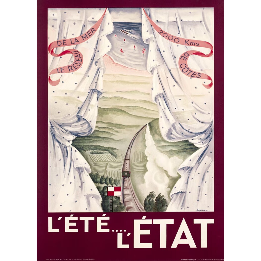Saint Etienne - Vintage French Travel Poster Prints | MakerPlace