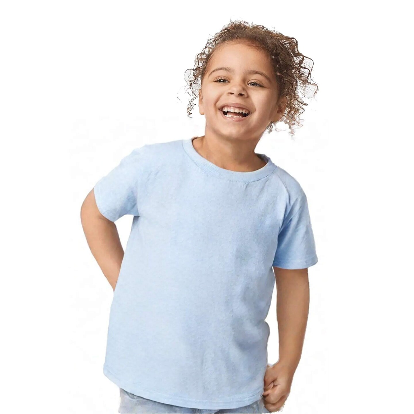 Gildan Heavy Cotton Toddler Crewneck Short Sleeve Tee Soft Unisex Kids Basic Shirt for Everyday Comfort