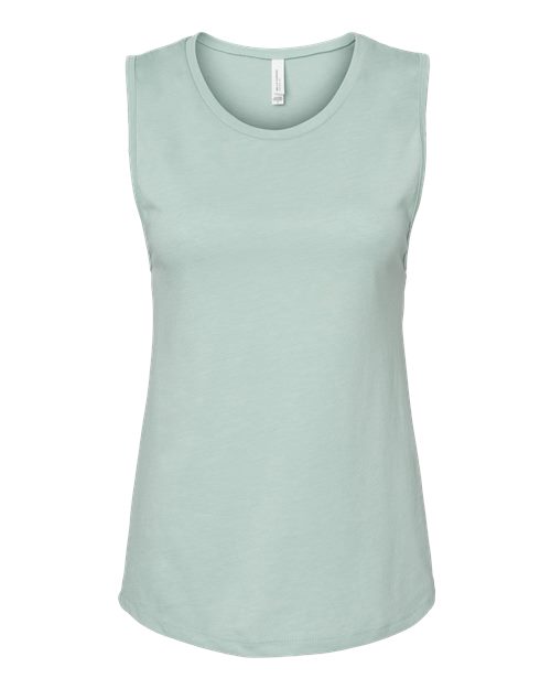 BELLA + CANVAS Women’s Jersey Muscle Tank Fit Sleeveless Top for Casual Wear