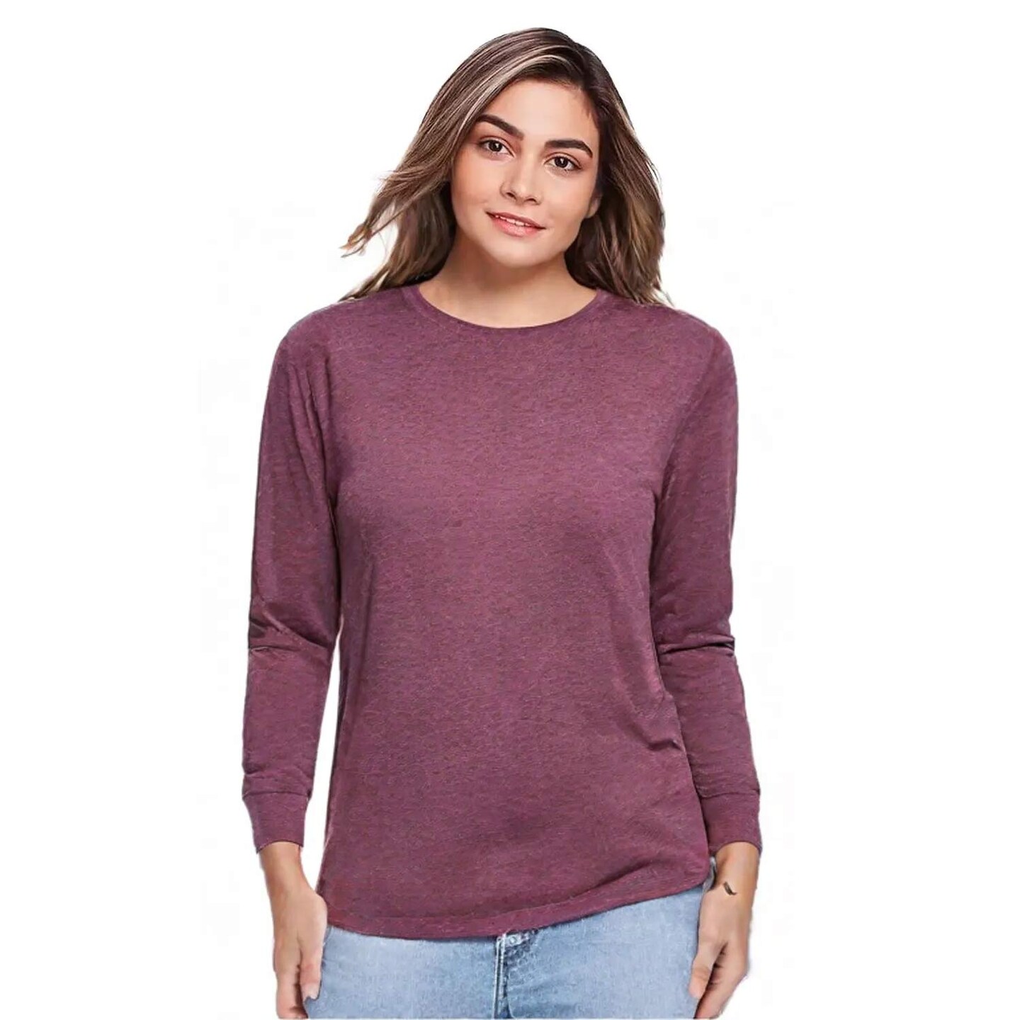 BELLA CANVAS Triblend Long Sleeve Tee Soft Lightweight Unisex Retail Fit Everyday Wear Shirt