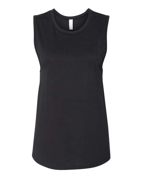 BELLA + CANVAS Women’s Jersey Muscle Tank Fit Sleeveless Top for Casual Wear