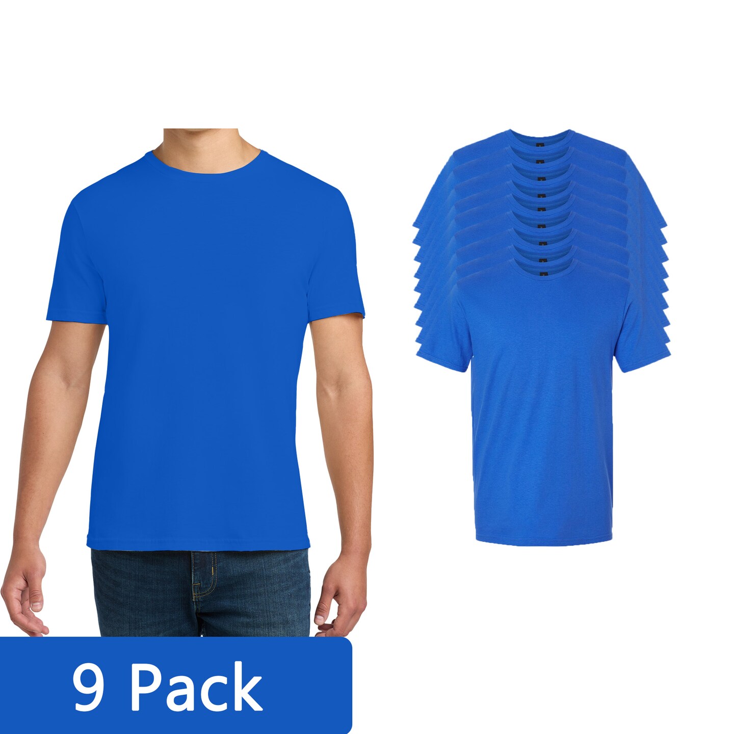 Gildan Men’s Softstyle Cotton T-Shirt, Lightweight Blank Tee for DIY Crafts & Custom Printing, Royal