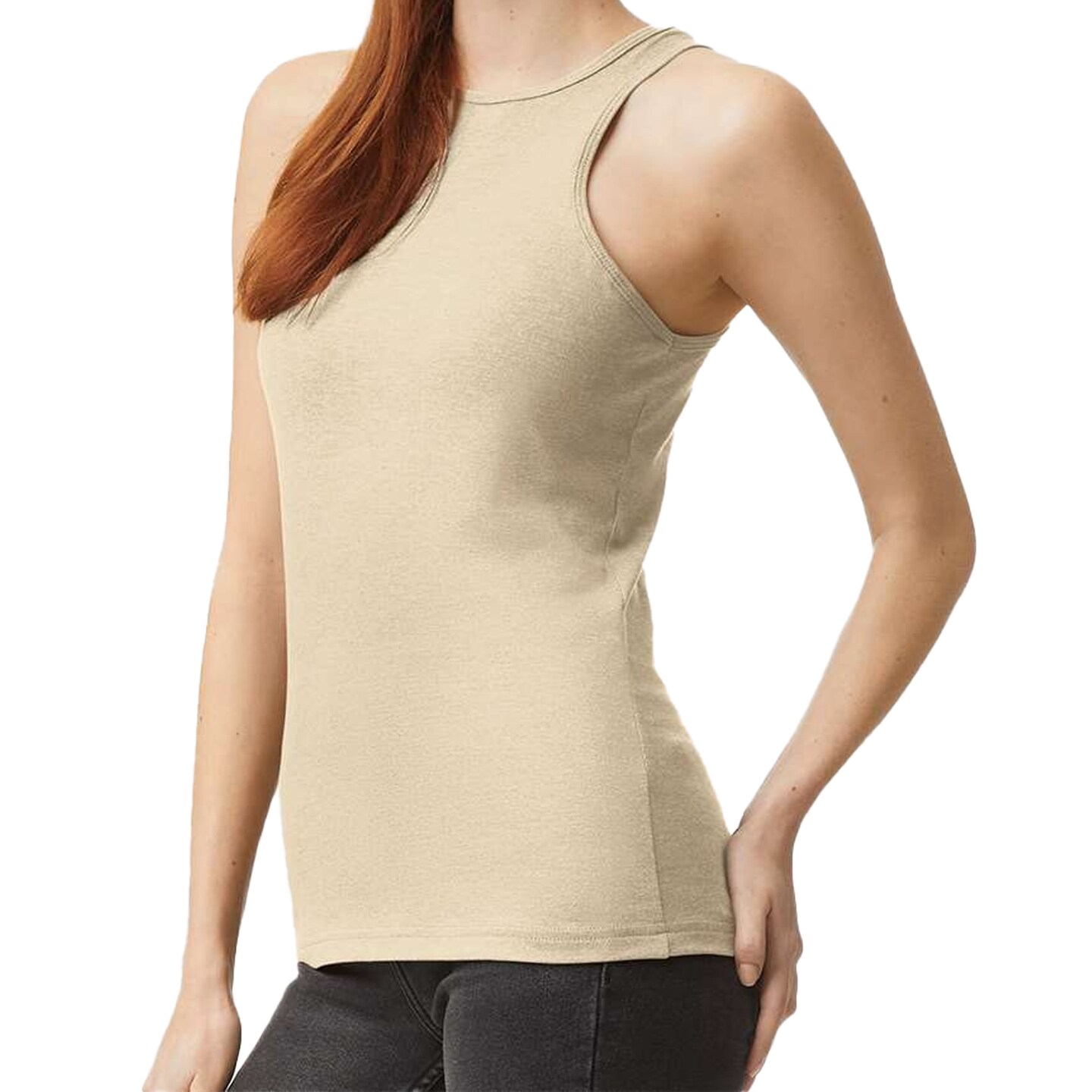 American Apparel Women’s CVC Tank Top, Soft Workout Sleeveless Blanks for DIY Crafting