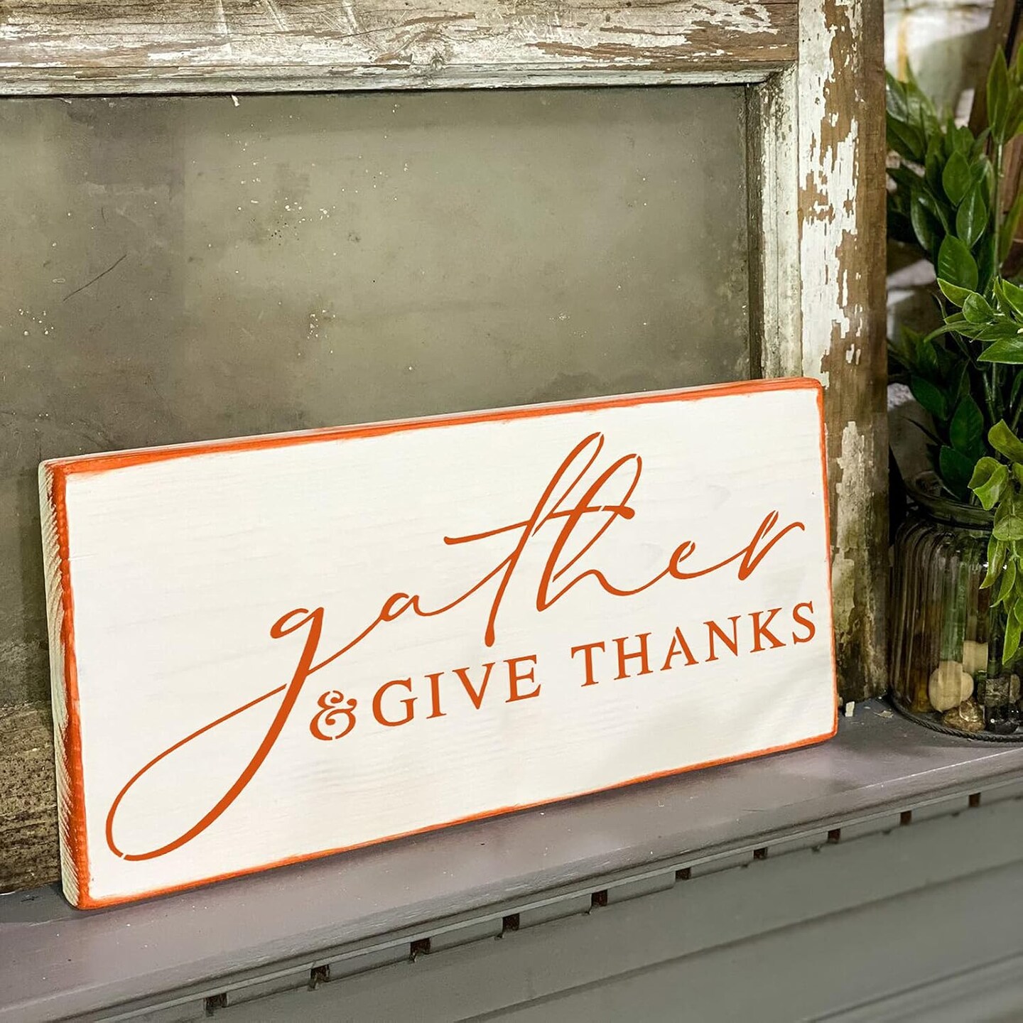 14PCS Fall Stencils Painting on Wood - Assorted Sizes