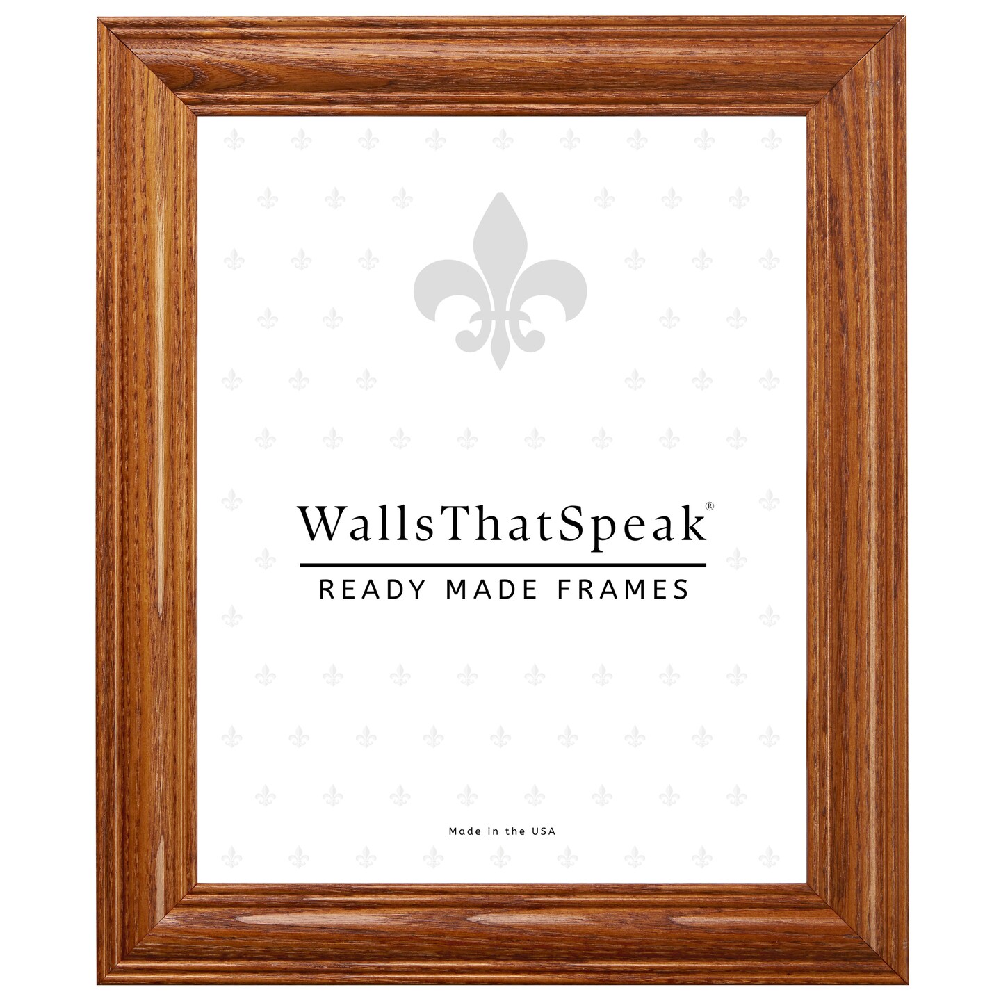 Wiltshire 440 1.25&#x22;, Mission Oak Picture Frame by wallsthatspeak