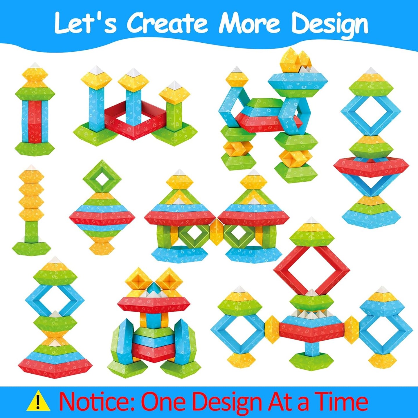 Toys for 1 2 3 4 5 Year Old Boys Girls Toddler 1-3 Preschool Learning Activities 30 Pcs Stacking Building Blocks STEM Stackable Educational Sensory Easter Gifts for Kids Age 1-2 2-4