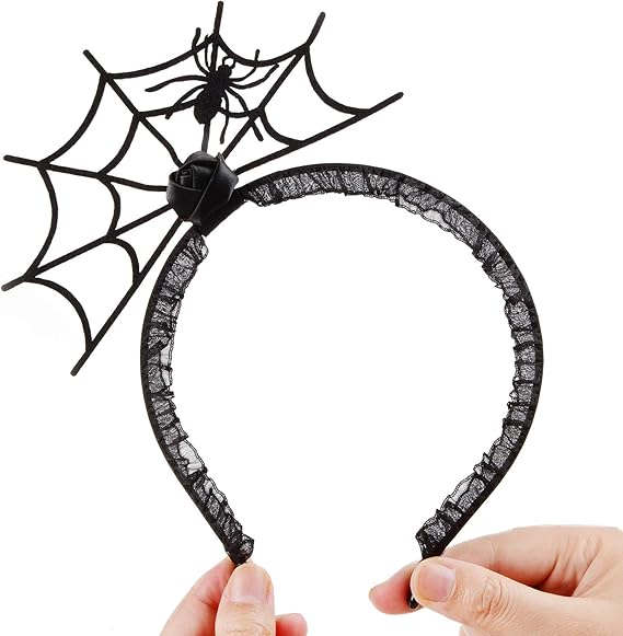 Halloween Spider Web Headband Halloween Fancy Dress Cosplay Hairband