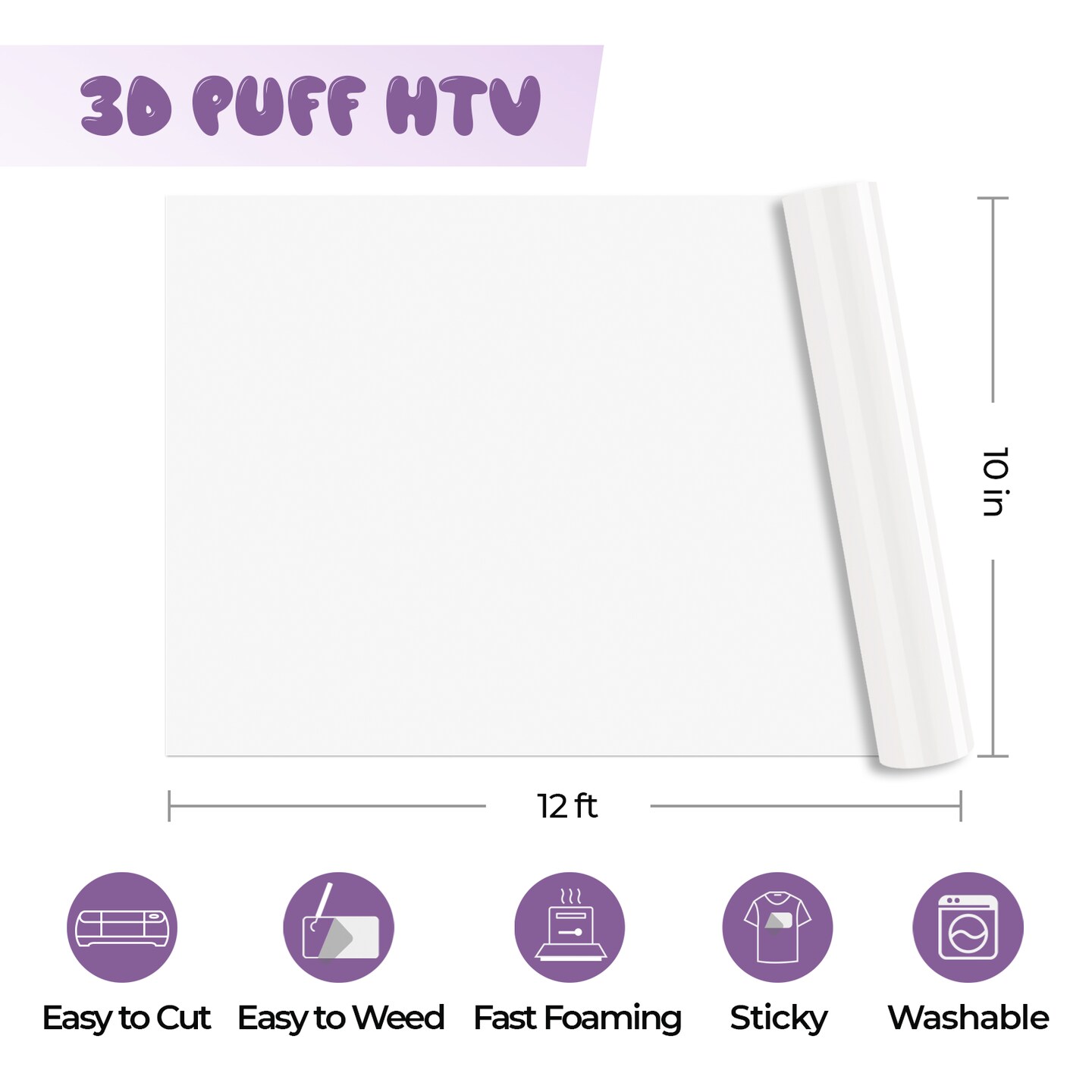 Puff Heat Transfer Vinyl