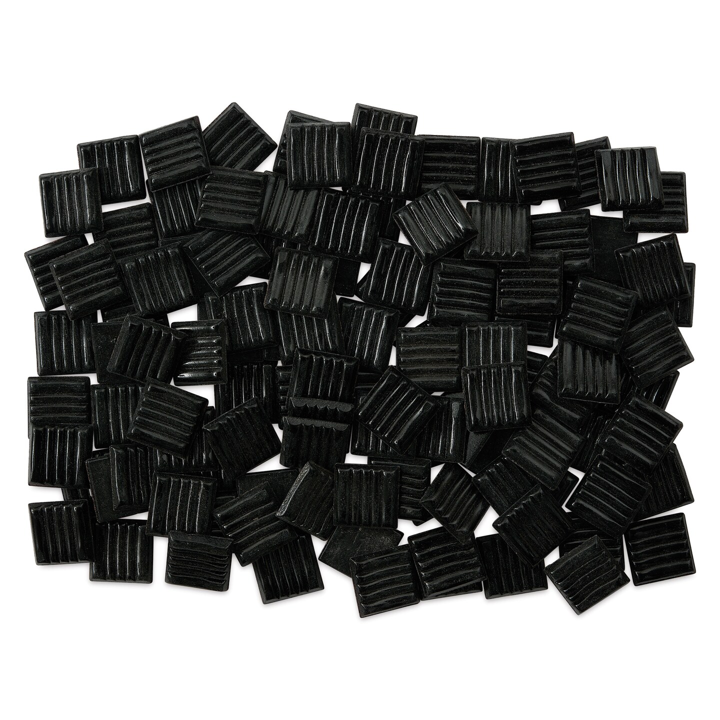 Mosaic Mercantile Venetian Tiles - Black, 3/4&#x22;, 16 oz