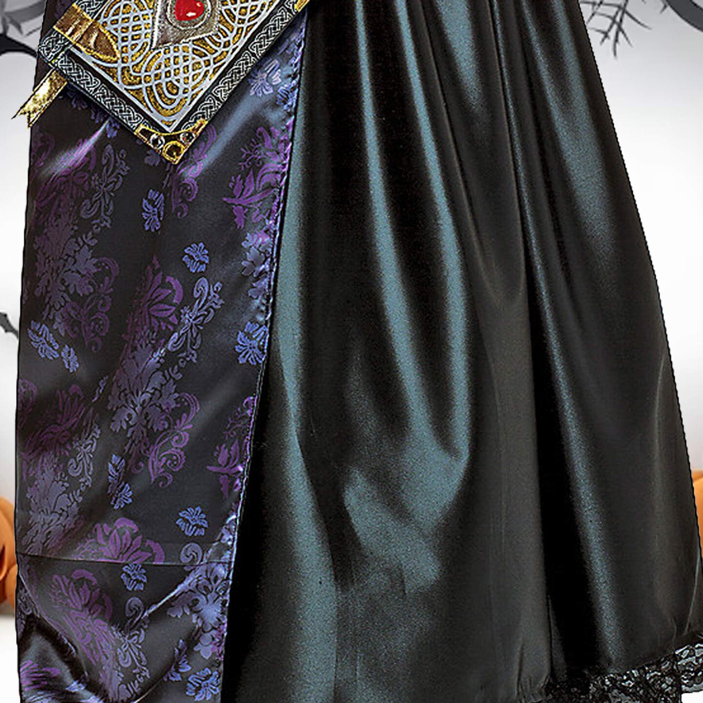Womens Ouat Evil Queen Costume Once Upon A Time Dress With Spell Book