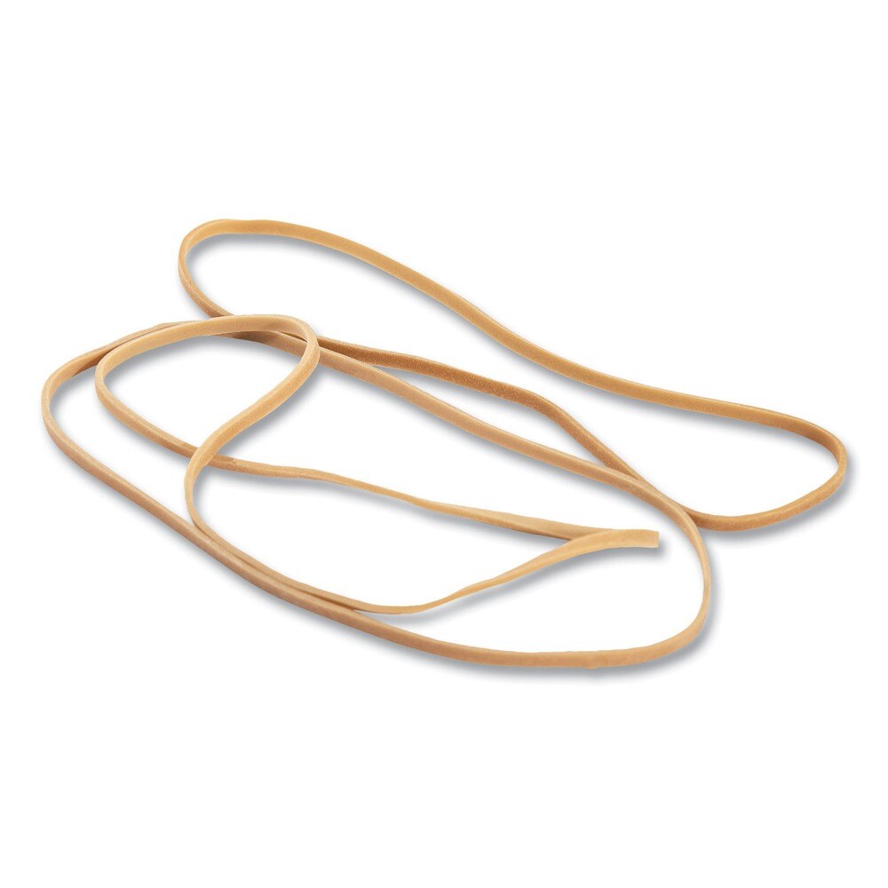 Universal 4 oz. Box 0.06 in. Gauge Size 117 Rubber Bands - Beige (50/Pack)